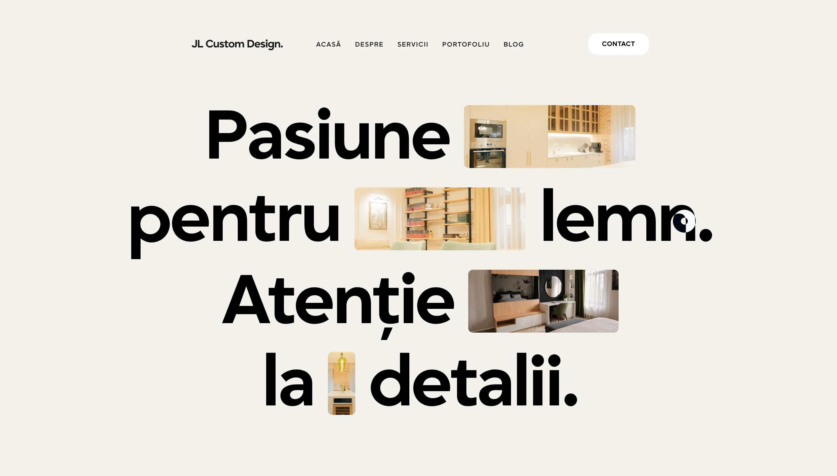 JL Custom Design — Design & Development project by Achieve, web design studio in Brașov — screenshot 3